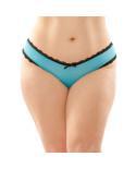 Dahlia Cheeky Hipster Panty Turquoise Queen Size