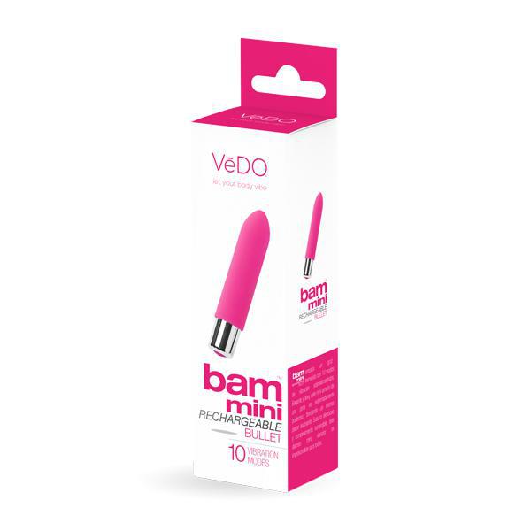 Bam Mini Rechargeable Bullet Vibe Foxy Pink