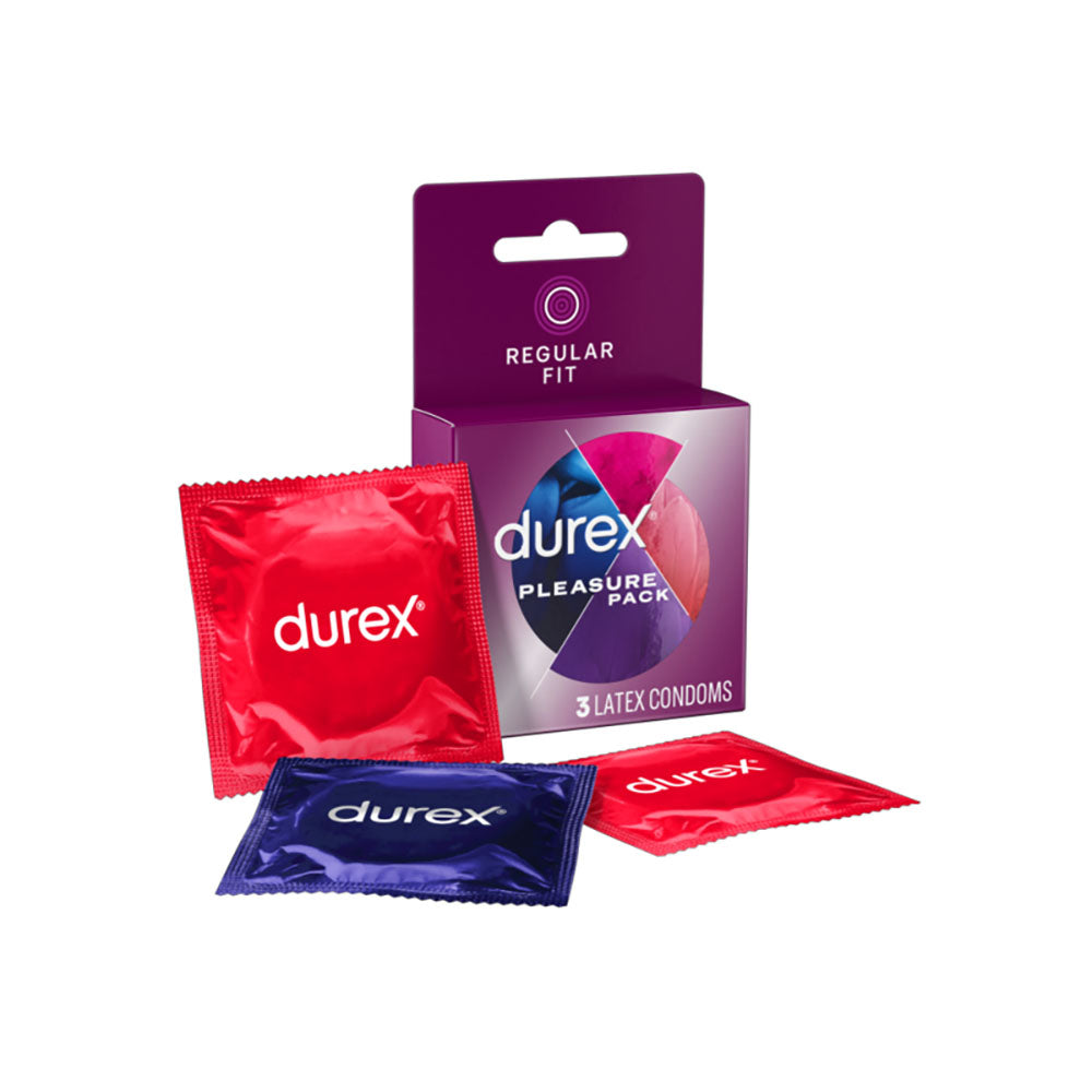 Durex Pleasure Pack Condoms 3 Pack