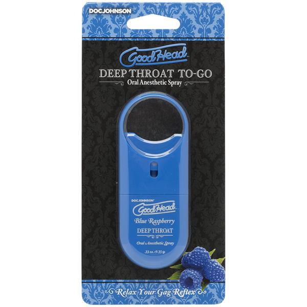 Goodhead Deep Throat Spray To-Go Blue Raspberry .33 oz.