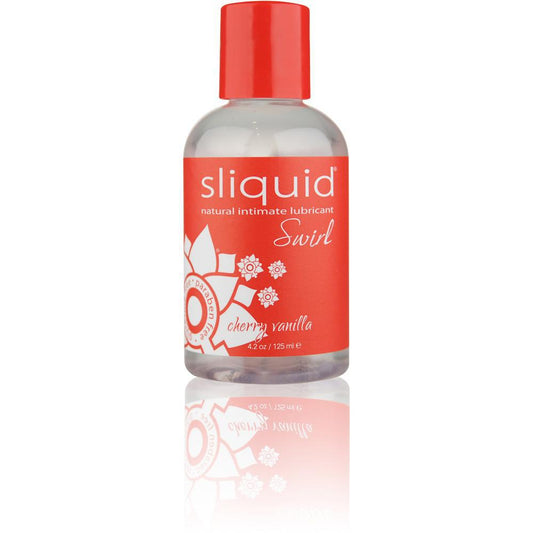 Sliquid Naturals Swirl Lubricant - 4.2 oz Cherry Vanilla