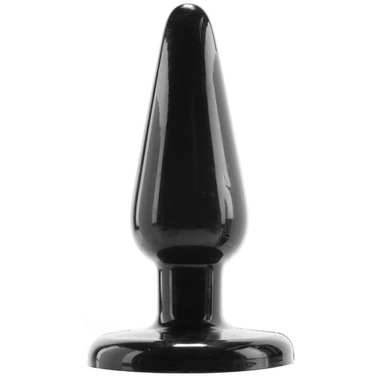 Buttplug - Rubber - 7 Inch - Model 1 - Black