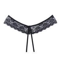 Adore Open Panty Lace And  Black One Size