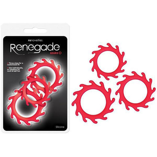 Renegade Gears Cock Rings Red