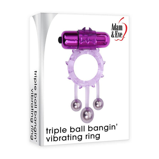 Triple Ball Bangin' Vibrating Ring