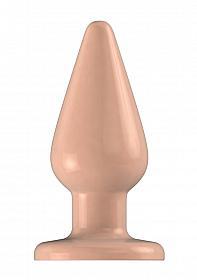 Buttplug - Rubber - 7 Inch - Model 2 - Flesh