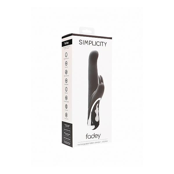 FADEY rechargeable rabbit vibrator - Black