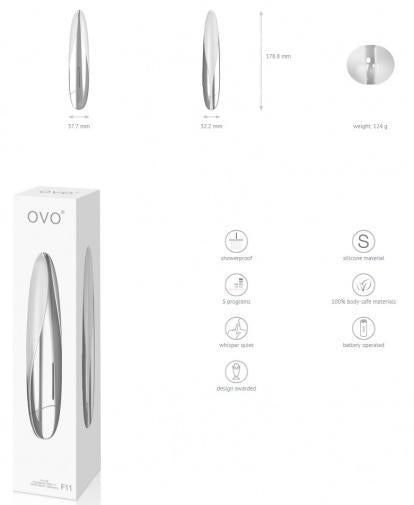 OVO F11 Vibrator Chrome