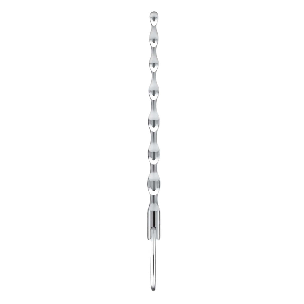 4.25" Stainless Steel Ribbed Urethral Sound
