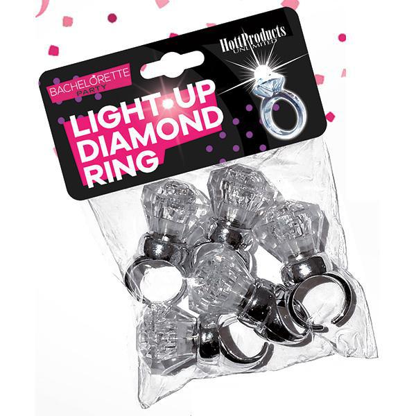 Light Up Diamond Ring 5Pk