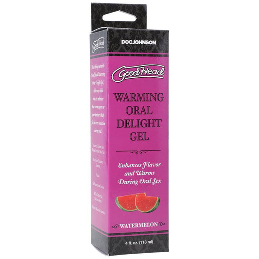 Goodhead Warming Oral Delight Gel Watermelon 4 oz