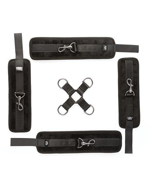 Sei Mio Hog Tied & Satisfied Hog Tie & Cuff Set - Black