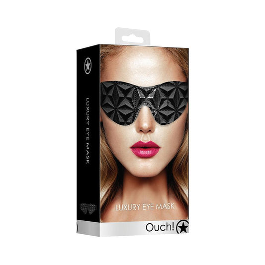 Ouch! Luxury Eye Mask Black