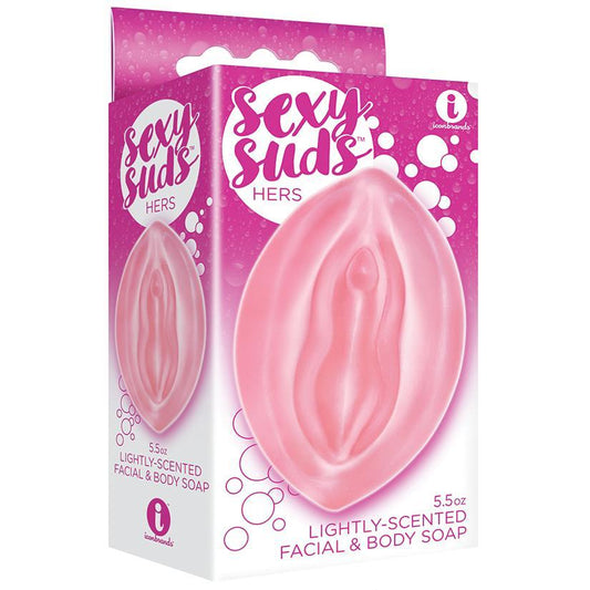 The 9'S Sexy Suds "Hers" Facial & Body Soap- Lightly Scented