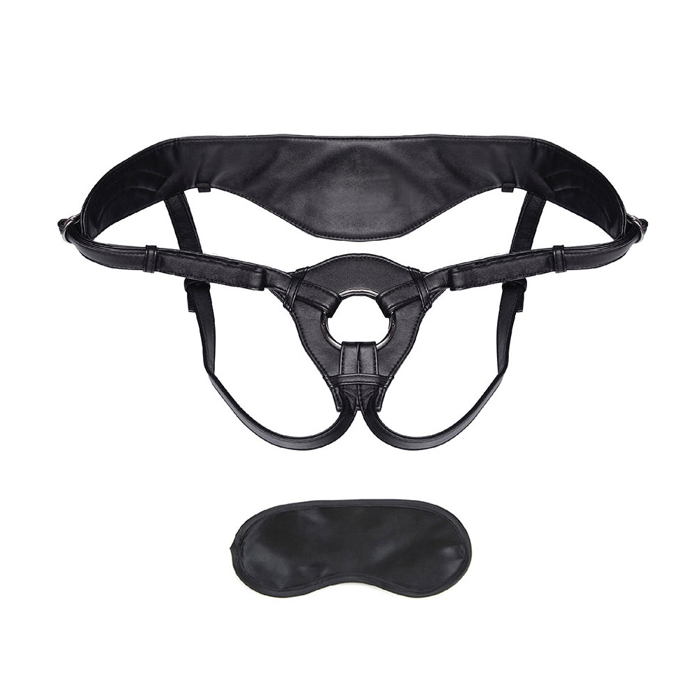 Patent Leather Strap-On Harness