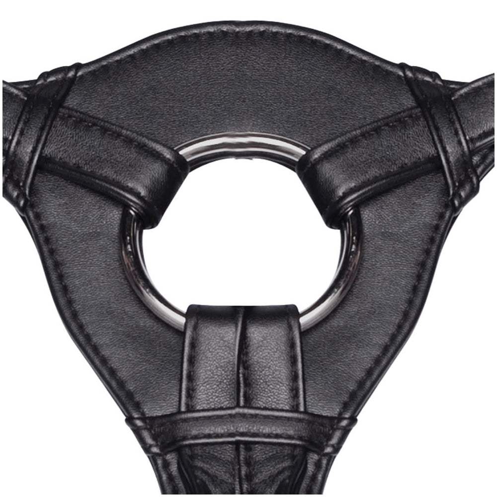 Patent Leather Strap-On Harness