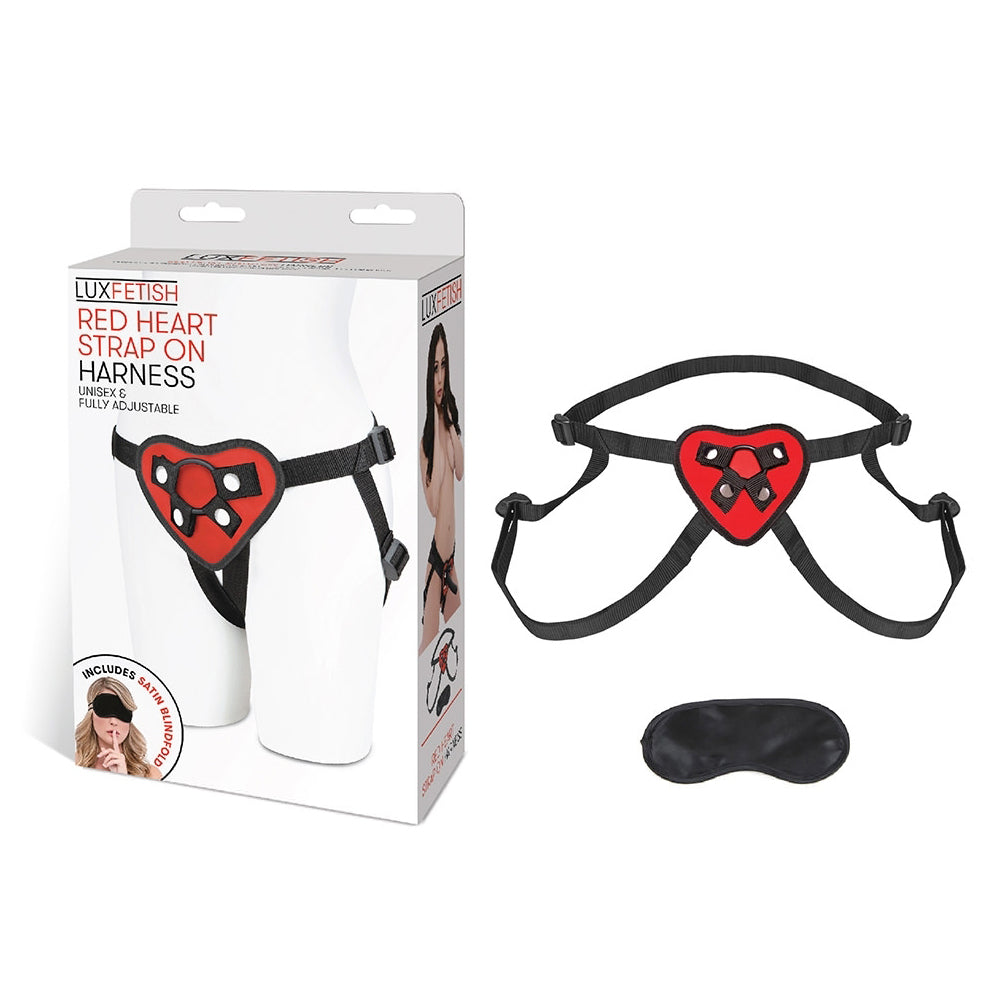 Red Heart Strap-On Harness
