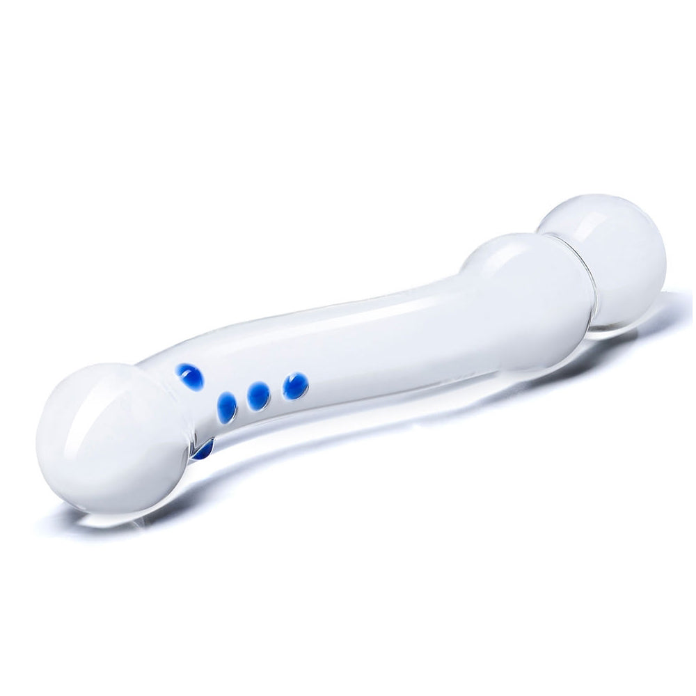 6" Curved G-Spot Glass Dildo