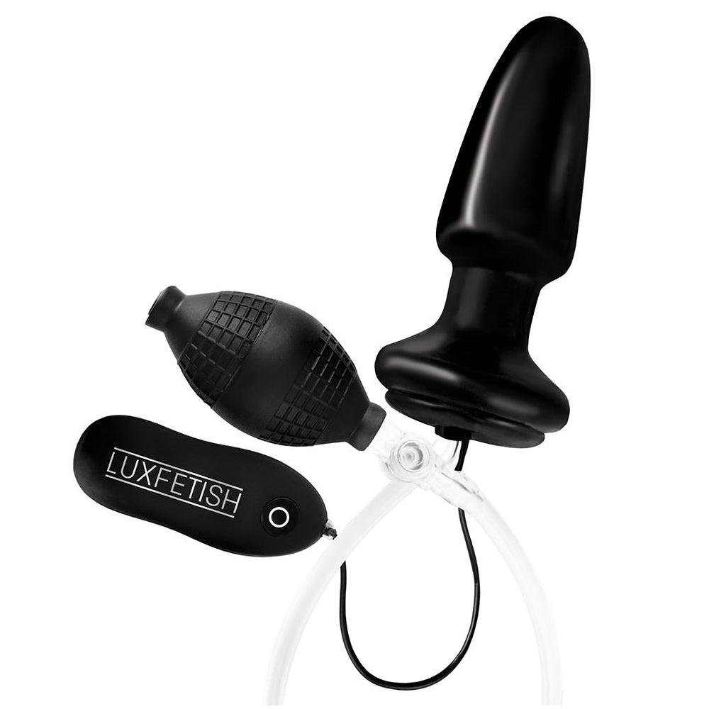 4" Inflatable Vibrating Butt Plug