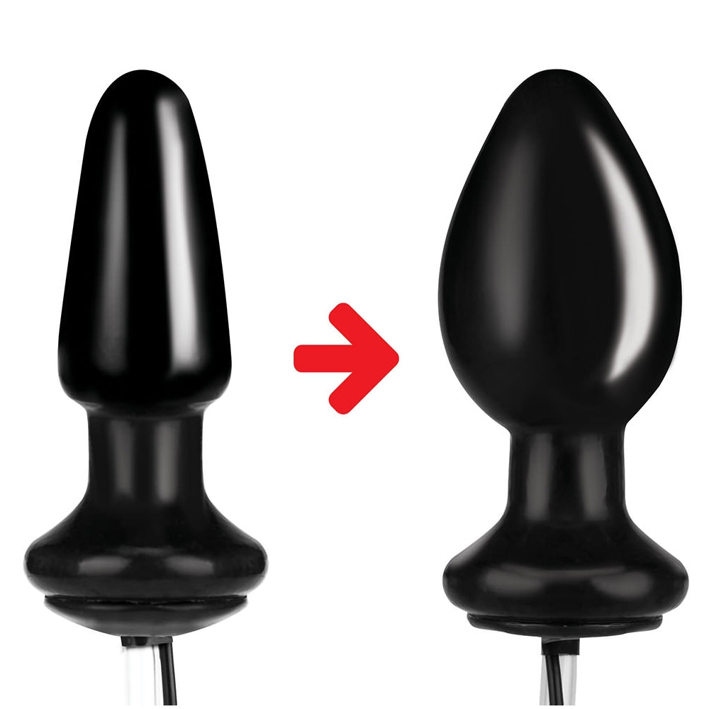 4" Inflatable Vibrating Butt Plug