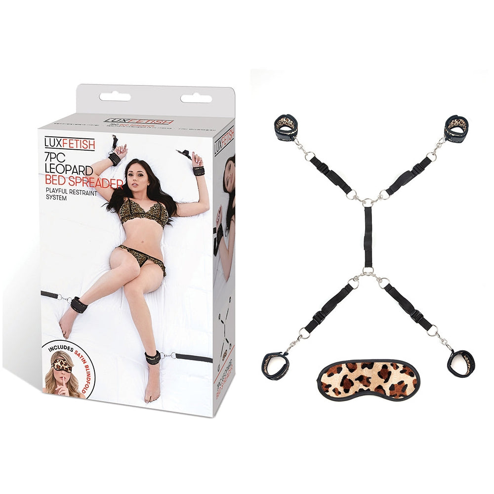 7 Pc Bed Spreader Leopard