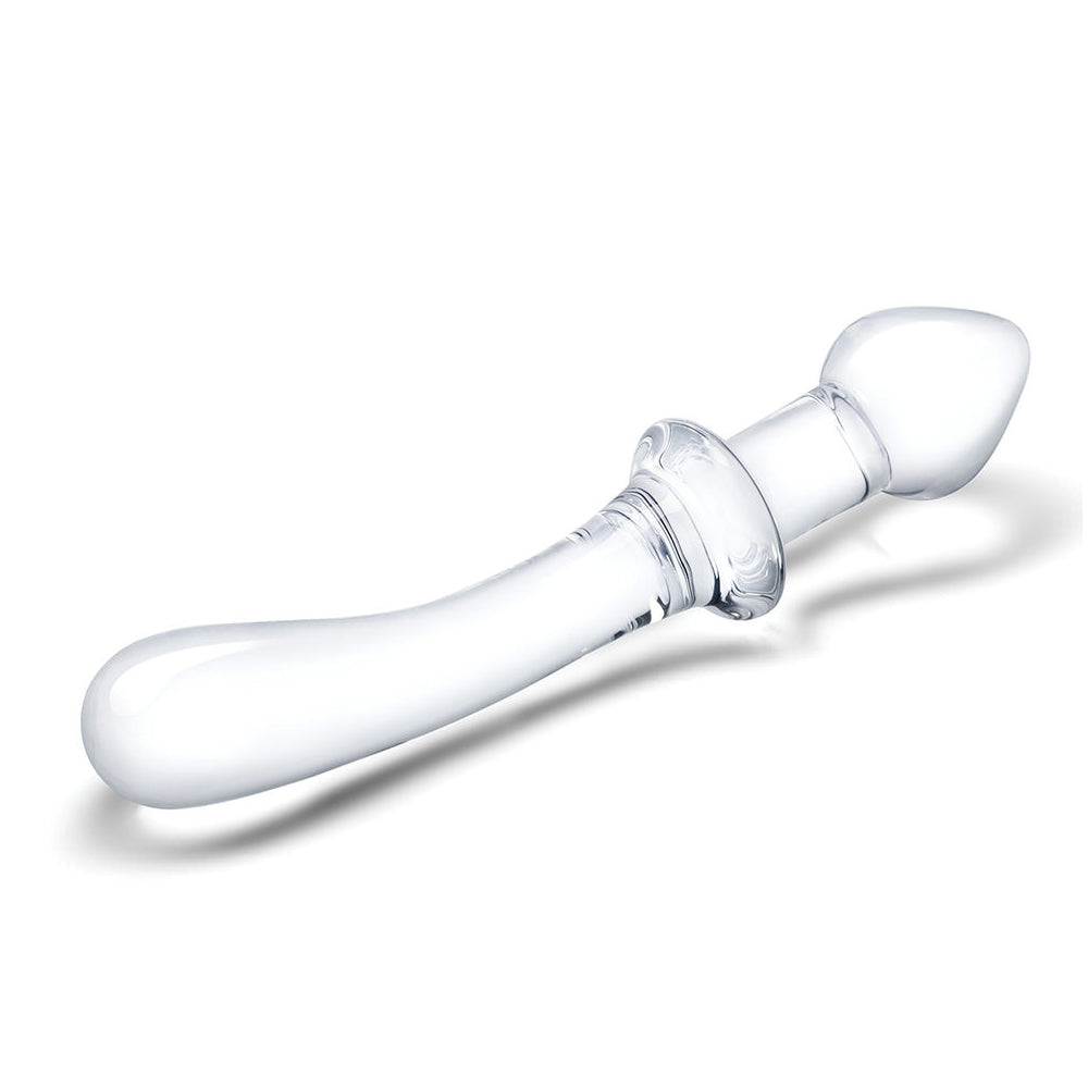 Glas 9'' Classic Curved Dual-Ended Dildo