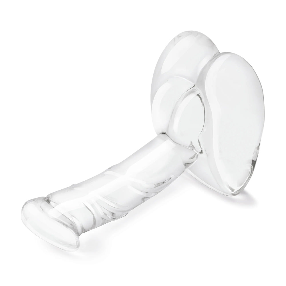 Glas 7.5" Rideable Standing Glass Cock With Stability Base