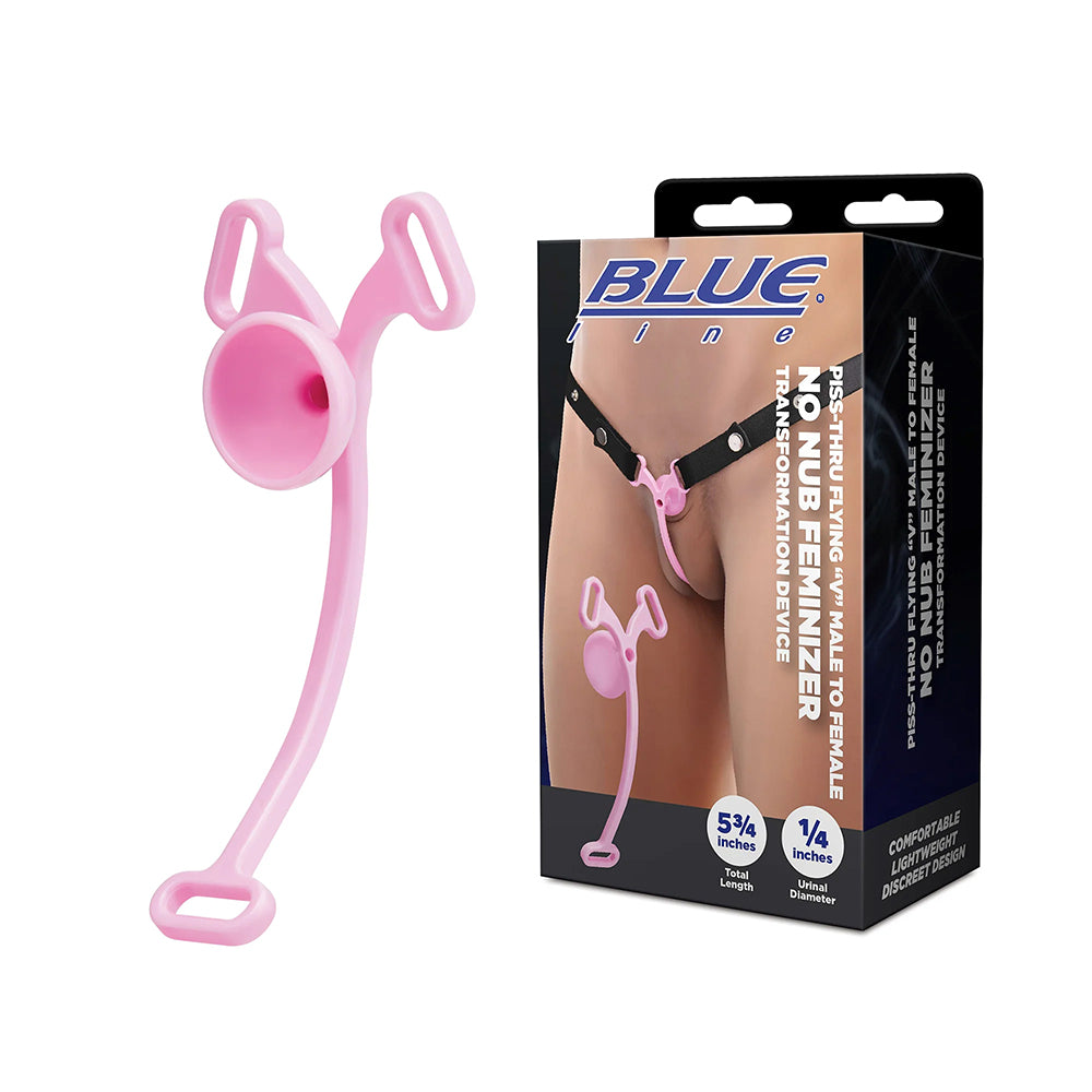 Piss-Thru Flying "V" Male To Female No Nub Feminizer Transformation Device