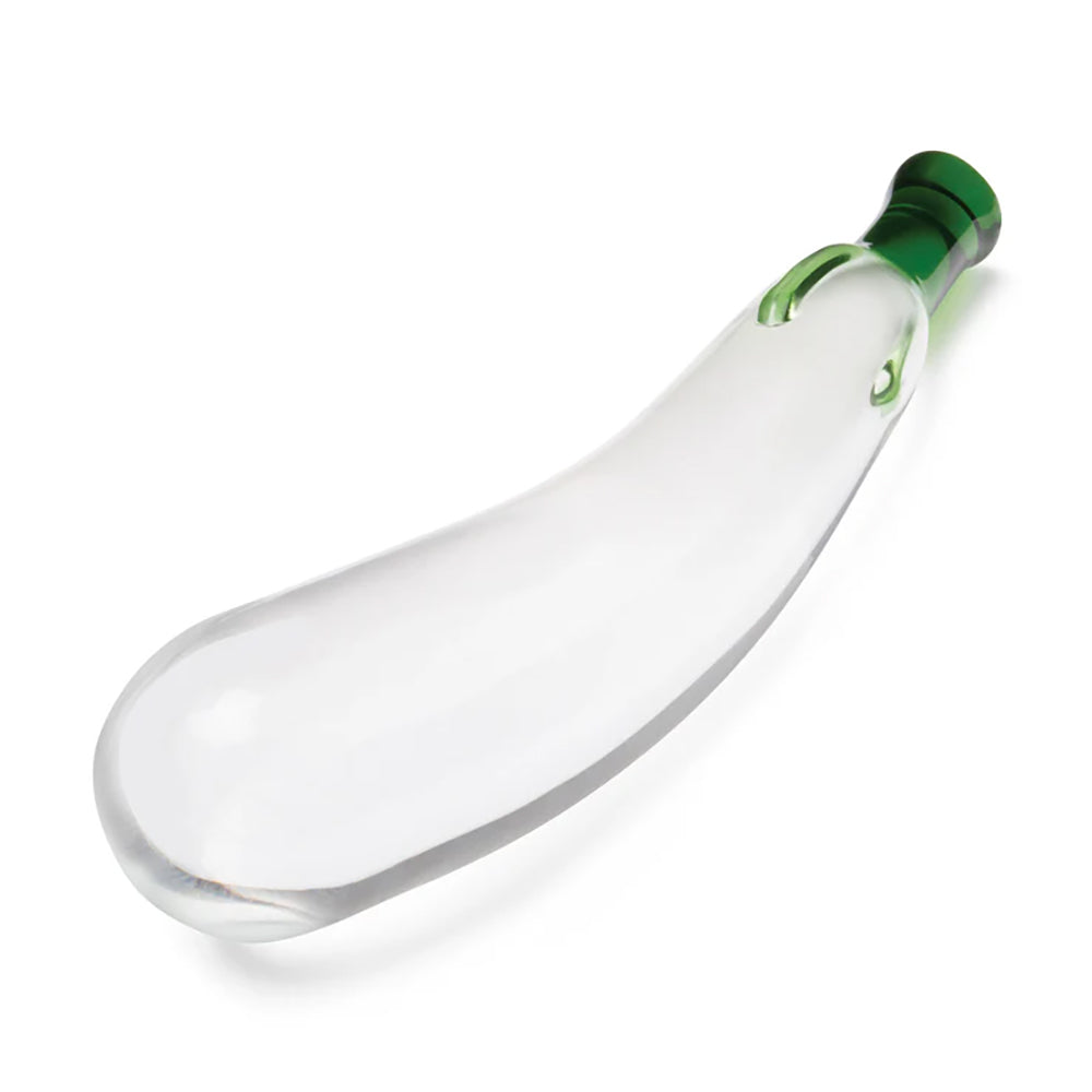 Glas Eggplant Ecstasy 7.25" Glass Dildo