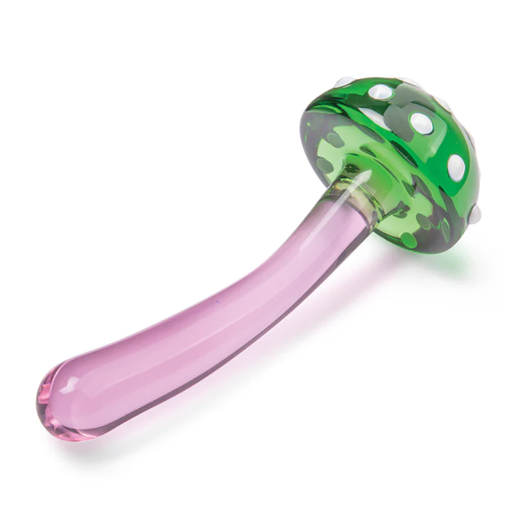 Glas Magic Mushroom 7.5" Glass Dildo