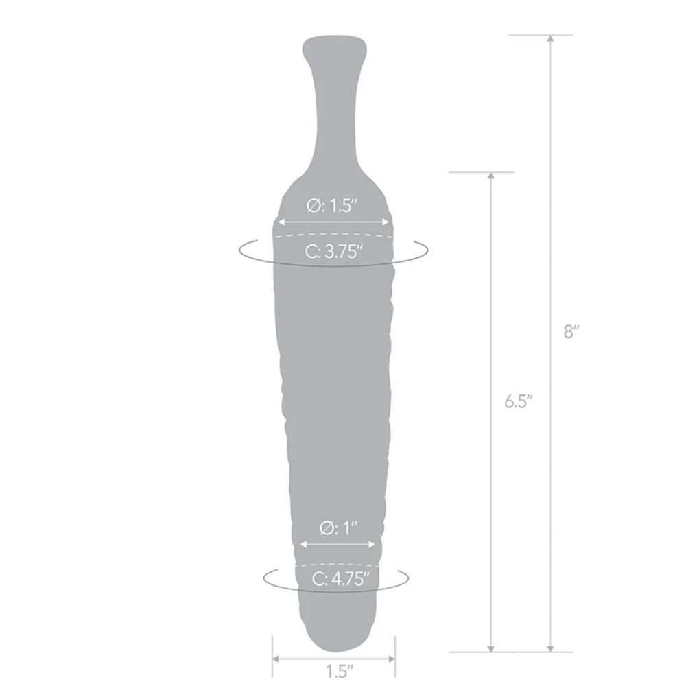 Glas Cornstar 8" Glass Dildo