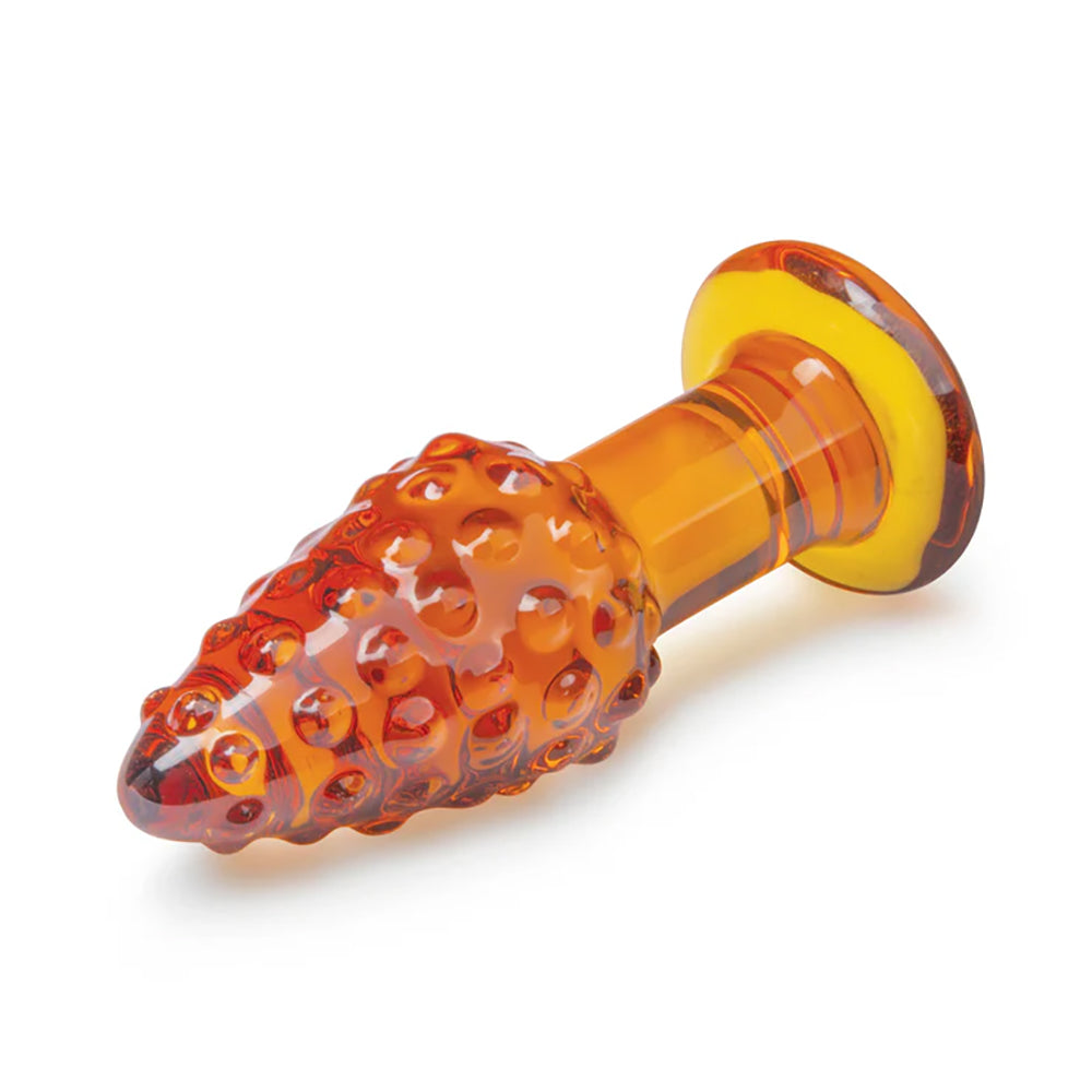 Glas Cornstar 4" Glass Butt Plug