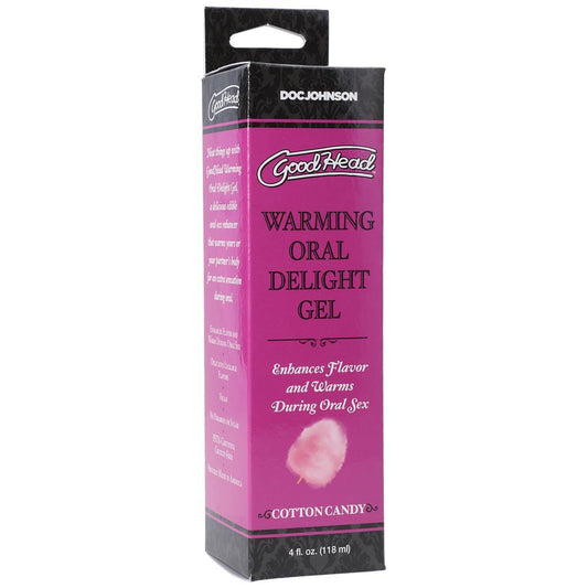 Goodhead Warming Oral Delight Gel Cotton Candy 4 oz