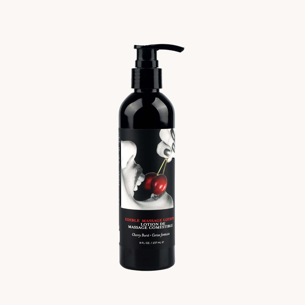 Edible Massage Lotion Cherry 8 oz.