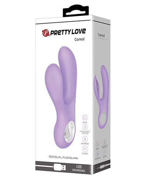 Pretty Love Canrol Nubby Rabbit Vibe - 7 Function Pastel Purple