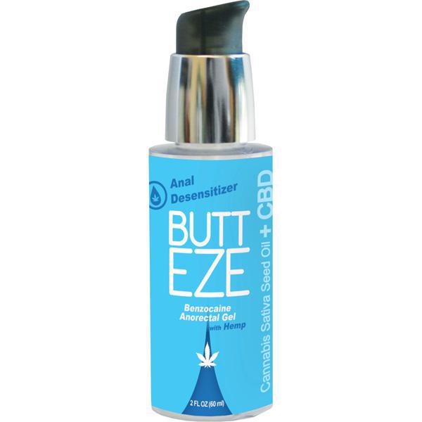 Butt Eze Anal Desensitizing Lubricant With Hemp Seed Oil 2Oz