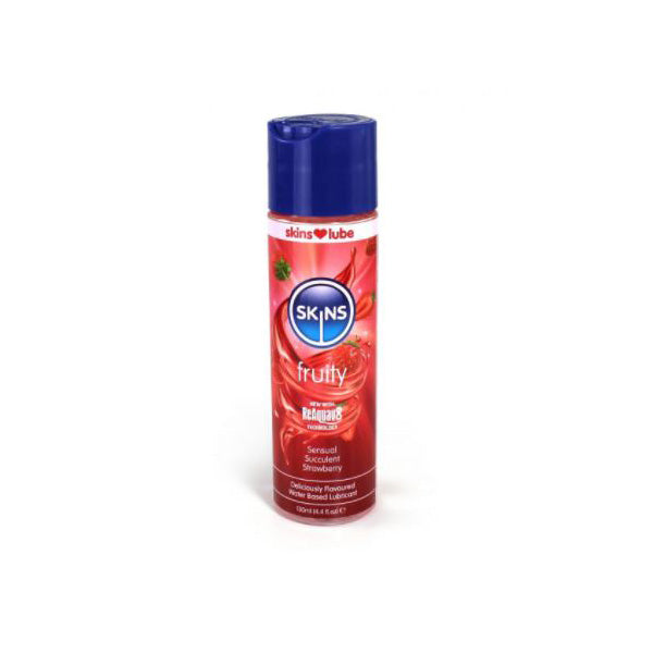 Skins Strawberry Water Based Lubricant 4.4 oz.
