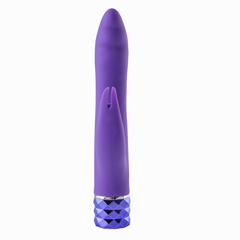 Maia Hailey Rechargeable Silicone Rabbit Vibe Neon Purple