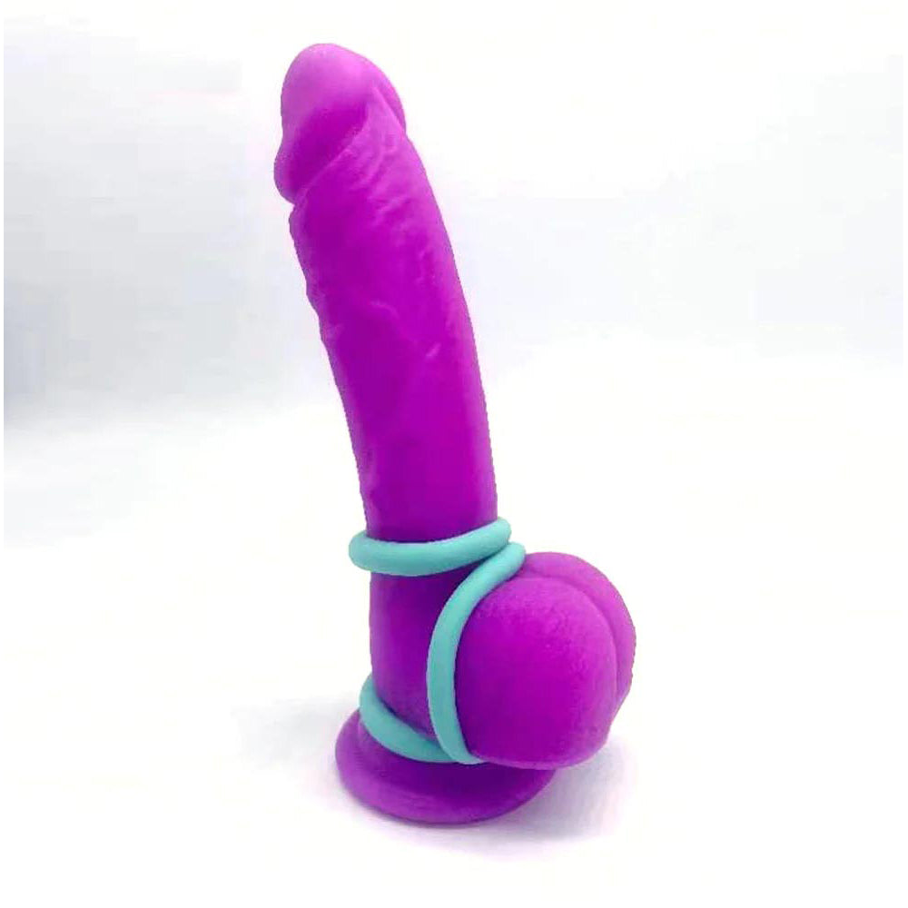 Maia Hazey 3-Piece Silicone Pot Leaf Ring Set