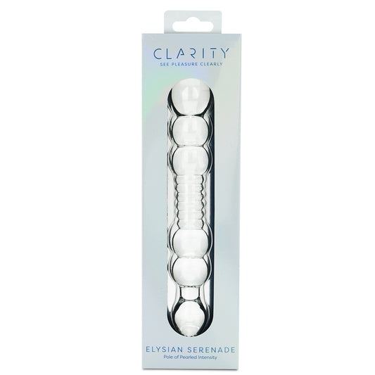 Clarity Glass Dildo Elysian Serenade