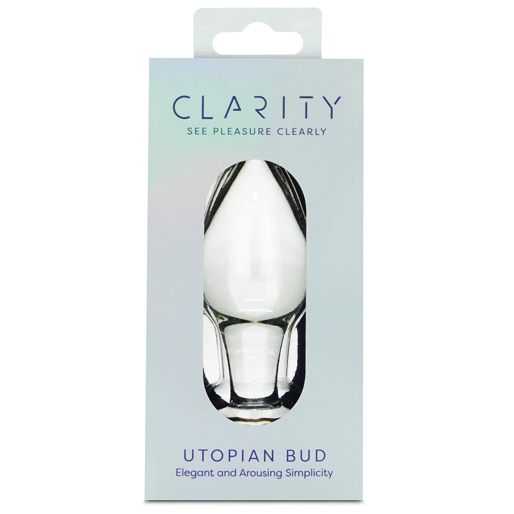 Clarity Glass Dildo Utopian Bud