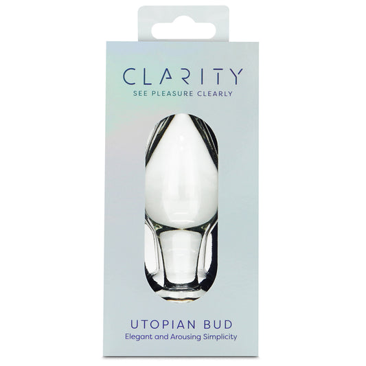 Clarity Glass Dildo Utopian Bud