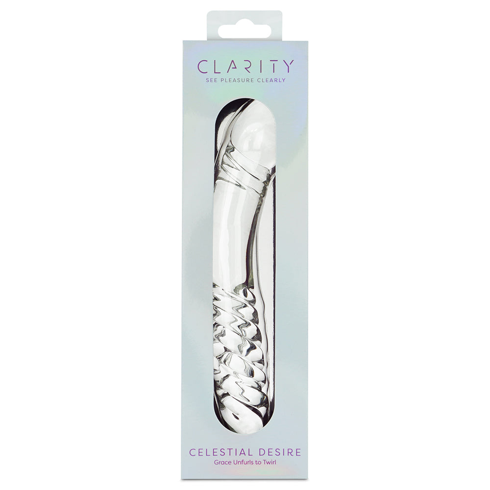 Clarity Glass Dildo Celestial Desire