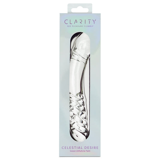 Clarity Glass Dildo Celestial Desire
