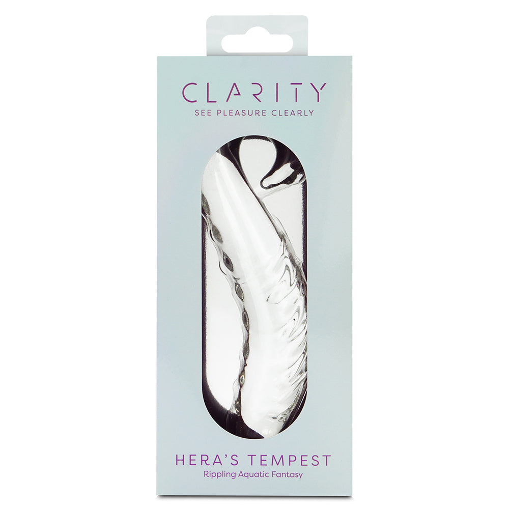 Clarity Glass Dildo Hera's Tempest