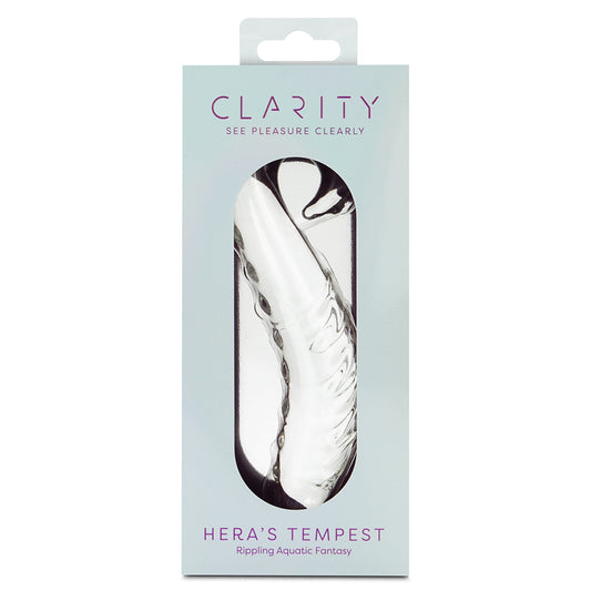 Clarity Glass Dildo Hera's Tempest