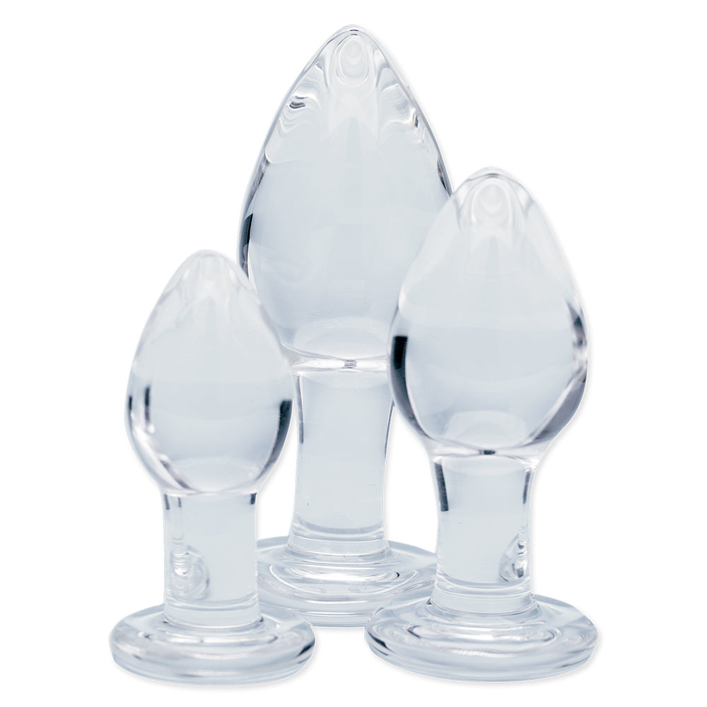 Clarity Glass Dildo Utopian Trinity