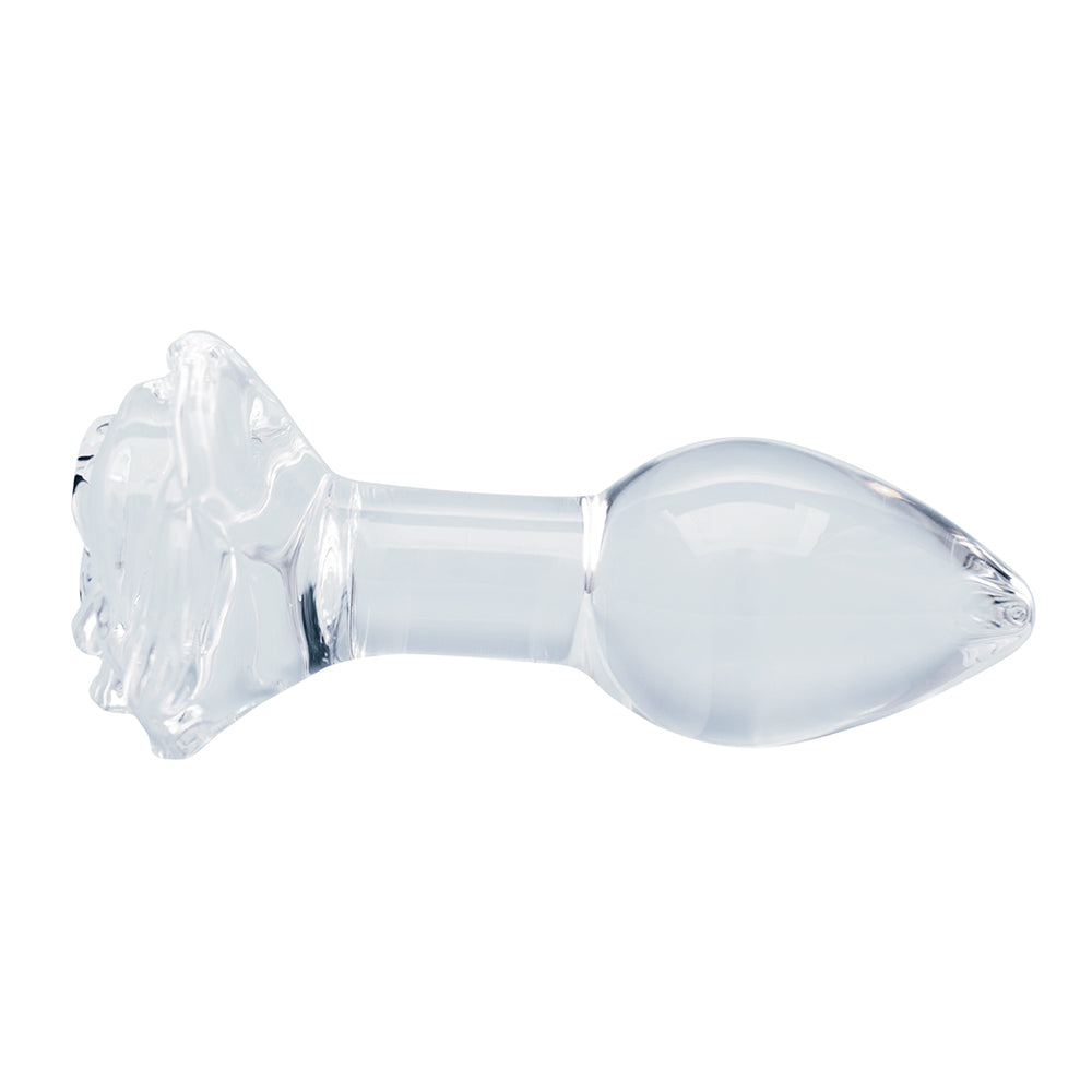 Clarity Glass Dildo Utopian Bloom