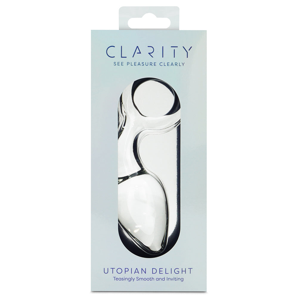 Clarity Glass Dildo Utopian Delight