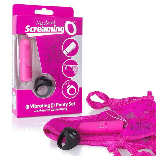 Screaming O My Secret Remote Control Panty Vibe Pink 1Ct